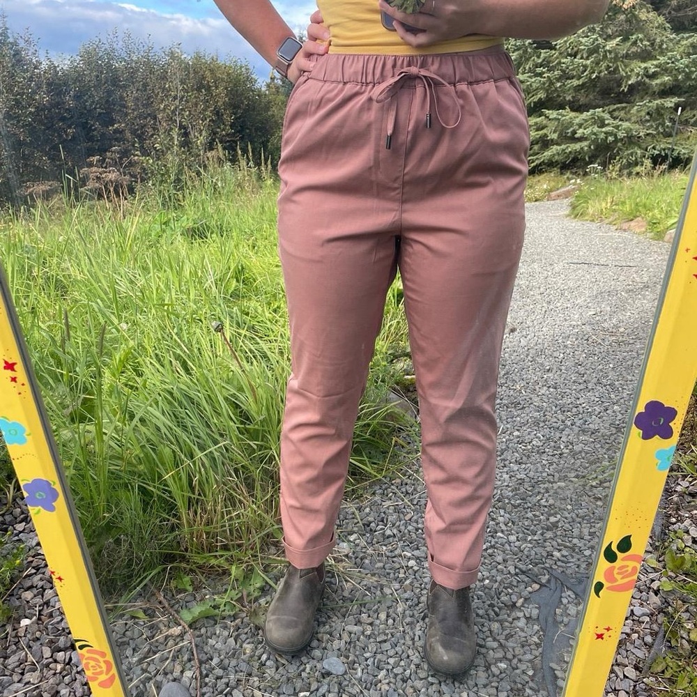 Wildfang Pink Straight Leg Pants